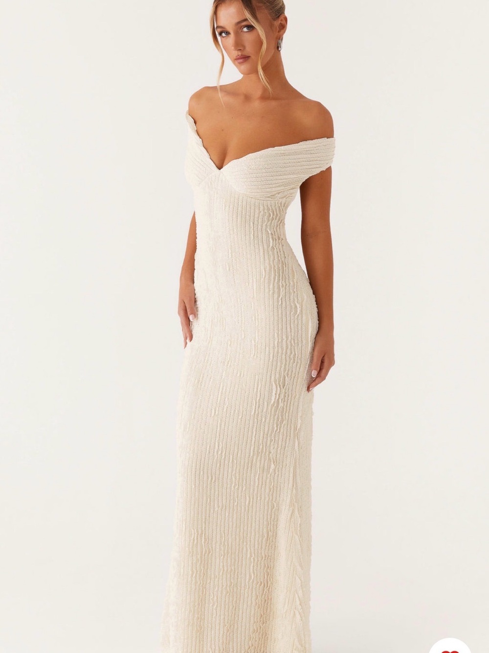 Peppermayo Chantelle Maxi Dress Ivory